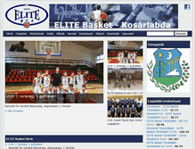 Tablet Screenshot of elite-basket.hu